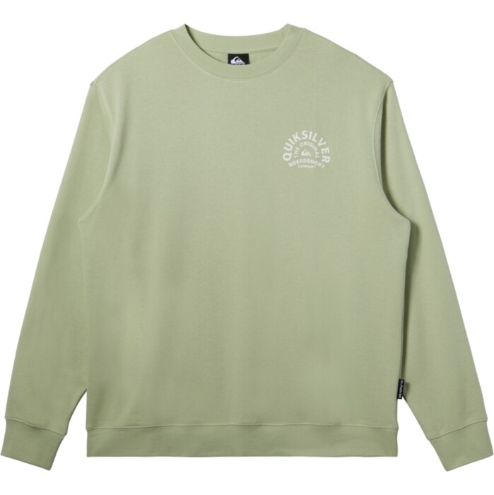 2024 Quiksilver Hombres Sudadera Grfica AQYFT03398 - Dessert Sage